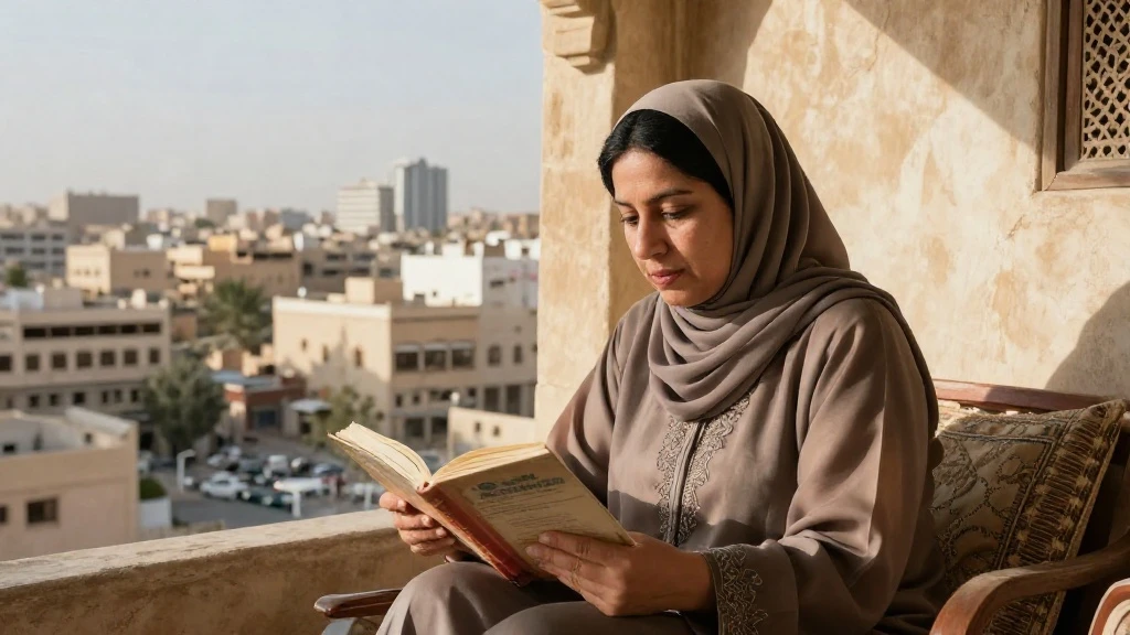 أم تهجي الكلمات لابنها