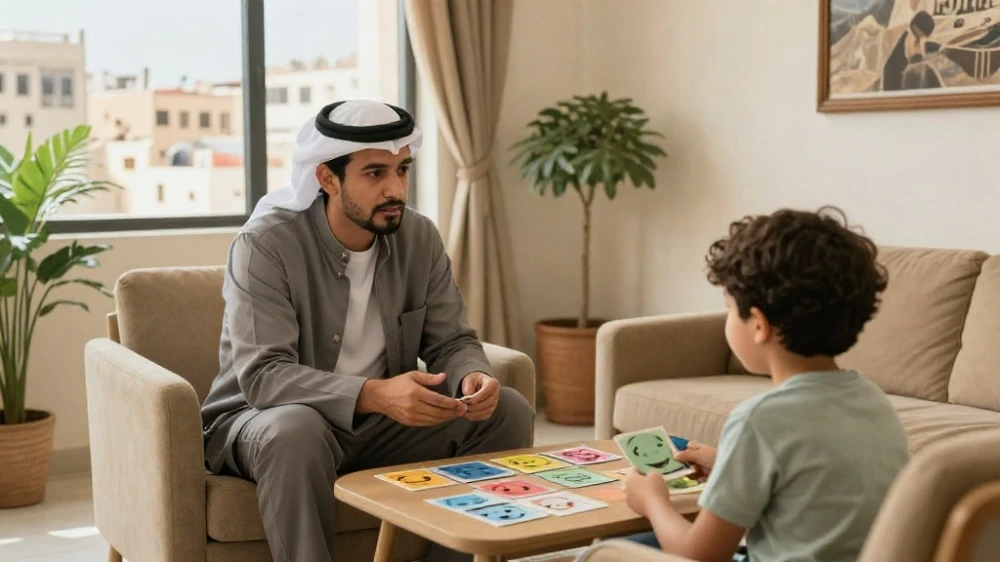 جلسات تعديل سلوك ودعم نفسي للأطفال الخرج